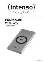 Предварительный просмотр 1 страницы Intenso WPD10000 User Manual