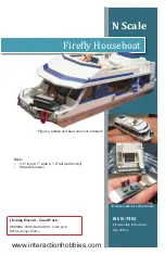 Предварительный просмотр 1 страницы Inter-Action Enterprises Firefly Houseboat N-7301 Instruction Manual