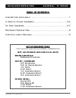 Preview for 2 page of Inter-fab SETBACK Assembly/Installation Instructions