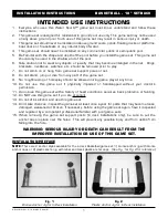 Preview for 3 page of Inter-fab SETBACK Assembly/Installation Instructions