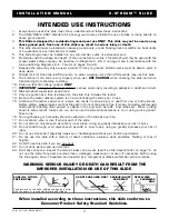 Preview for 4 page of Inter-fab X-STREAM SLIDE Assembly/Installation Instructions