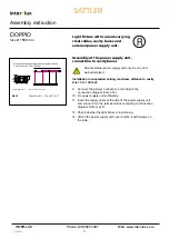 Preview for 11 page of Inter-lux SATTLER Assembly Instruction Manual