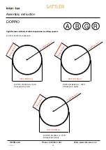 Preview for 15 page of Inter-lux SATTLER Assembly Instruction Manual