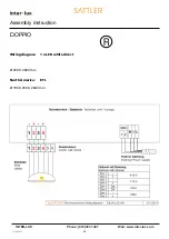 Preview for 33 page of Inter-lux SATTLER Assembly Instruction Manual