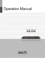 Preview for 1 page of Inter-m AOE-212N Operation Manual