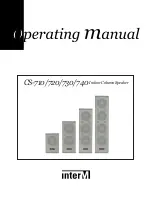 Inter-m CS-710 Operating Manual предпросмотр