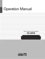 Inter-m EQ-2231A Operation Manual preview