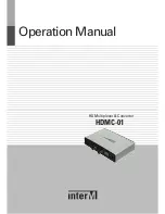 Inter-m HDMC-01 Operation Manual preview