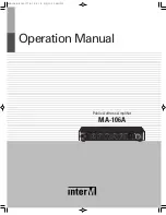 Предварительный просмотр 2 страницы Inter-m MA-106A Operation Manual