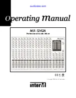 Inter-m MX-1242A Operating Manual предпросмотр