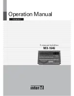 Preview for 1 page of Inter-m MX-1646 (Korean) Operation Manual