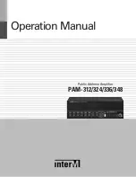 Inter-m PAM-312 Operation Manual предпросмотр