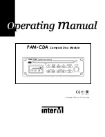 Предварительный просмотр 1 страницы Inter-m PAM-CDA Operation Manual