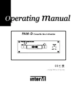 Inter-m PAM-D Operating Manual предпросмотр