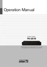 Предварительный просмотр 1 страницы Inter-m PB-6207B Operation Manual