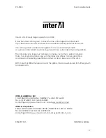 Предварительный просмотр 17 страницы Inter-m PC-9335 Operation Manual