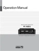 Preview for 1 page of Inter-m PC-9335G Operation Manual