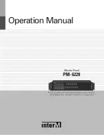 Inter-m PM-6228 Operation Manual предпросмотр