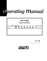 Inter-m PO-9106 Operation Manual preview