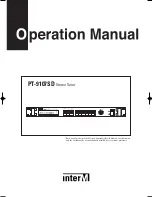 Inter-m PT-9107SD Operation Manual preview