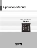 Inter-m RM-6800 Operation Manual preview