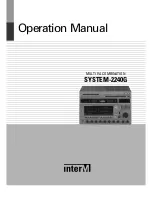 Inter-m SYSTEM-2240G Operation Manual preview