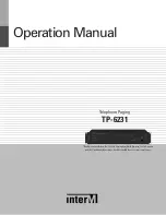 Inter-m TP-6231 Operation Manual preview