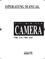 Предварительный просмотр 1 страницы Inter-m VBC-410 Operating Manual