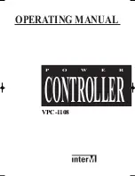 Inter-m VPC-1108 Operating Manual preview