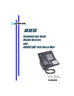 Предварительный просмотр 1 страницы Inter-Tel AXXESS 550.8109 Manual