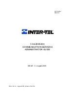 Preview for 5 page of Inter-Tel CS-5200 Administrator'S Manual