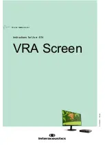 Preview for 1 page of Interacoustics VRA Screen Instructions For Use Manual