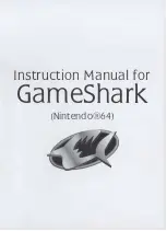 InterAct Accessories GameShark Nintendo 64 Instruction Manual preview