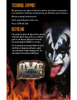 Предварительный просмотр 7 страницы Interactive Game Group HIP STREET Gene Simmons AXE Series Manual