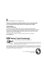 Preview for 4 page of Interactive Health iJoy-105 Use & Care Manual