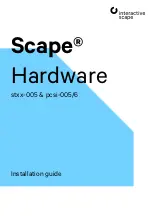 Предварительный просмотр 1 страницы interactive scape pcsi-005 Hardware Installation Manual