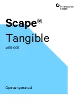 interactive scape Tangible st55-005 Operating Manual preview