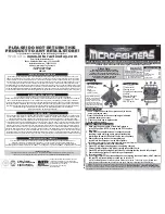 Interactive Toy AirRage MicroFighters 60-479 Instruction Manual preview