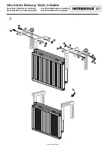 Preview for 2 page of Interbuild Stockholm Balcony Table foldable Assembly Instructions