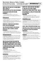 Preview for 5 page of Interbuild Stockholm Balcony Table foldable Assembly Instructions