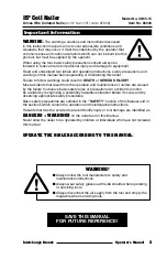 Предварительный просмотр 3 страницы Interchange 65530 Operator'S Manual