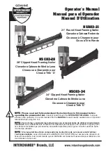 Interchange NSC83-28 Operator'S Manual preview