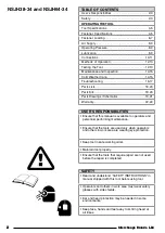 Preview for 2 page of Interchange NSJH38-34 Operator'S Manual