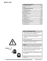 Предварительный просмотр 2 страницы Interchange NSR83-21 HD Operator'S Manual