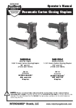 Preview for 1 page of Interchange SAB100-A Operator'S Manual