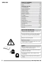 Preview for 2 page of Interchange SFNC4010 Operator'S Manual