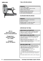 Preview for 4 page of Interchange SFNC4010 Operator'S Manual