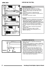 Preview for 6 page of Interchange SFNC4010 Operator'S Manual