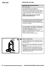 Preview for 16 page of Interchange SFNC4010 Operator'S Manual