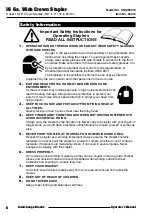 Preview for 6 page of Interchange SGSW5016 Operator'S Manual